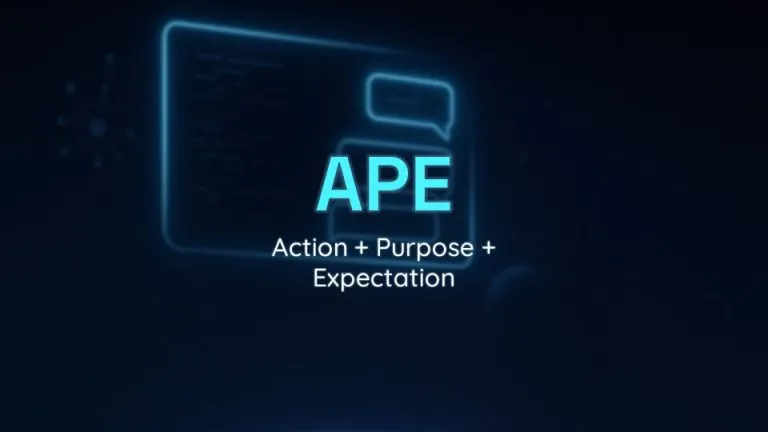 APE Framework: Action, Purpose, Expectation 1 Framework APE