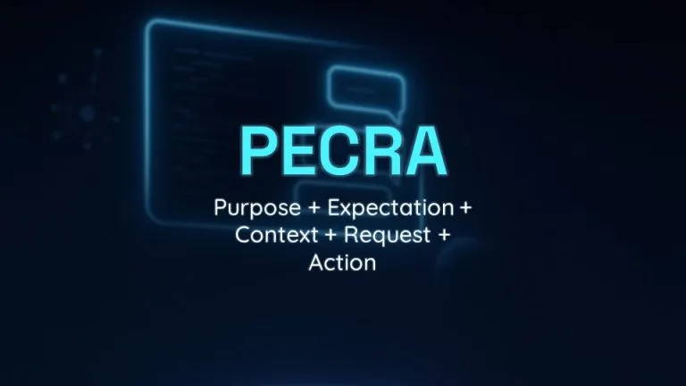 Framework PECRA: Propósito, Expectativa, Contexto, Pedido, Ação 1 Framework PECRA