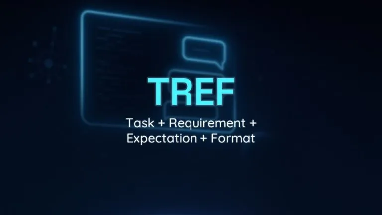 Framework TREF: Tarefa, Requisito, Expectativa, Formato 1 Framework TREF