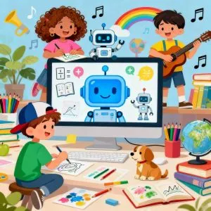 Usar IA para Entretener a los Niños: 15 Consejos Creativos y Divertidos para 2025
