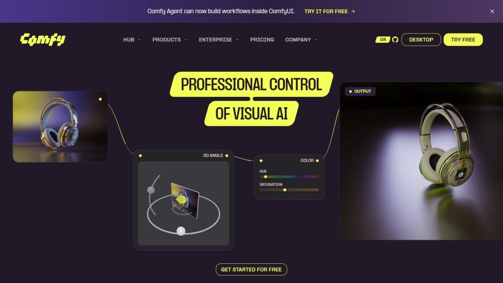 Screenshot of ComfyUI interface